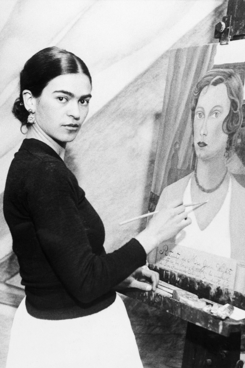 Frida Kahlo painting